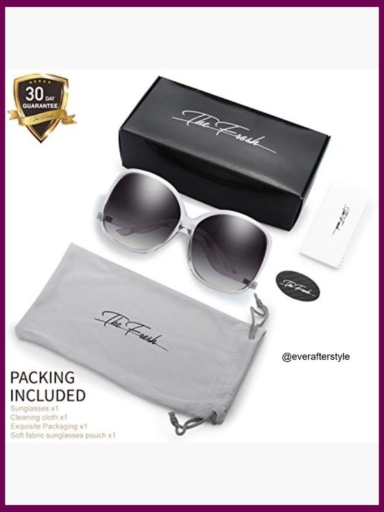 Oversized Square Jackie O Cat Eye Hybrid Butterfly Fashion Sunglasses main image 6